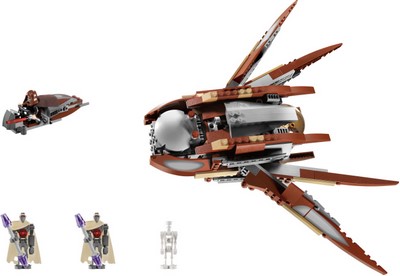 lego 2009 set 7752 Count Dooku's Solar Sailer 