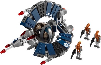 lego 2010 set 8086 Droid Tri-Fighter 