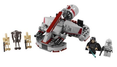 lego 2010 set 8091 Republic Swamp Speeder 