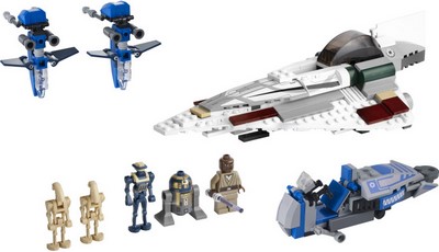 lego 2011 set 7868 Mace Windu's Jedi Starfighter 