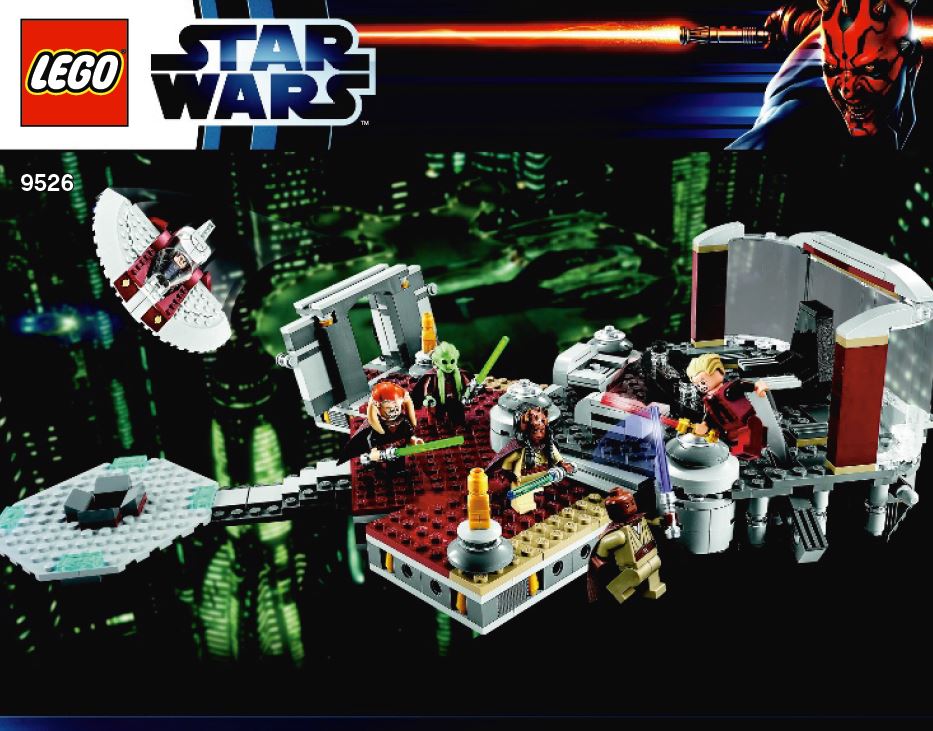 Lego® Star Wars Custom Sticker sheet for 9526 Palpatine's Arrest 