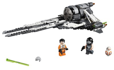 lego 2019 set 75242 Black Ace TIE Interceptor 