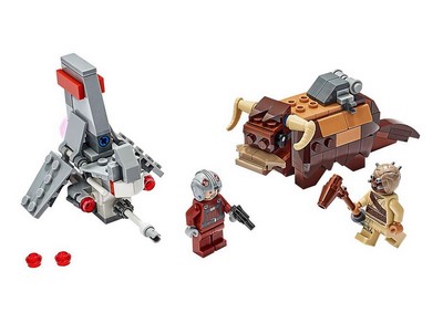 lego 2020 set 75265 T-16 Skyhopper vs. Bantha Microfighters Le combat des Microfighters : T-16 Skyhopper contre Bantha