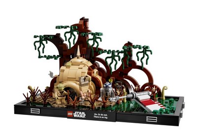 lego 2022 set 75330 Dagobah Jedi Training Diorama Diorama de l’entraînement Jedi sur Dagobah