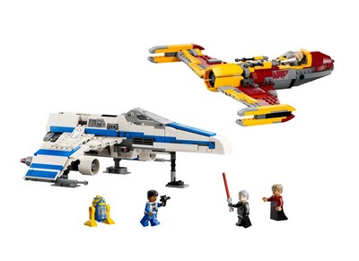 lego 2023 set 75364 New Republic E-wing vs Shin Hati's Starfighter L’E-wing de la Nouvelle République contre le chasseur de Shin Hat