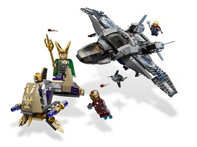 lego 2012 set 6869 Quinjet Aerial Battle 