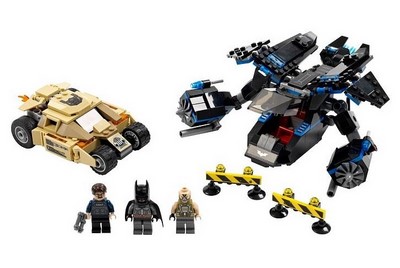 lego 2013 set 76001 The Bat vs. Bane : Tumbler Chase 