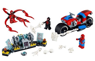 lego 2018 set 76113 Spider-Man Bike Rescue Le sauvetage en moto de Spider-Man