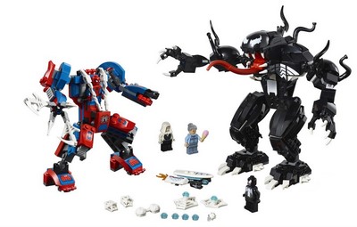 lego 2018 set 76115 Spider-Man Mech vs. Venom Mech 