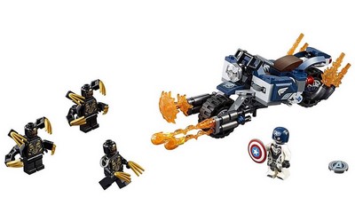 lego 2019 set 76123 Captain America : Outrider Battle 