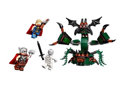 lego 2022 set 76207 Attack on New Asgard Attaque sur le nouvel Asgard