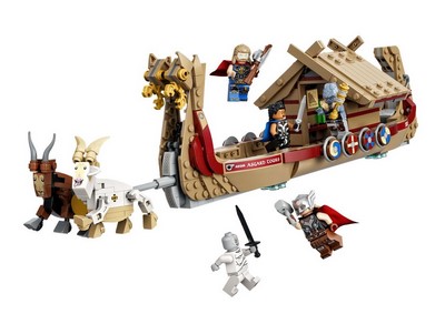 lego 2022 set 76208 The Goat Boat Le drakkar de Thor