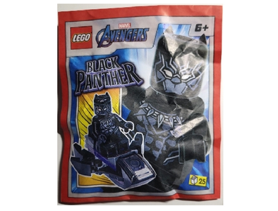 lego 2023 set 242316 Black Panther with Jet paper bag Black Panther avec un Jet