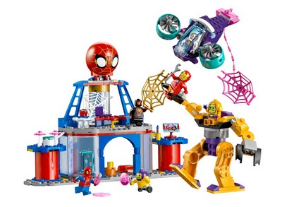 lego 2024 set 10794 Team Spidey Web Spinner Headquarters Le QG des lanceurs de toile de l’équipe Spidey