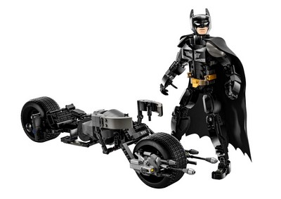 lego 2024 set 76273 Batman Construction Figure and the Bat-Pod Bike La figurine de Batman à construire et la moto Bat-Pod