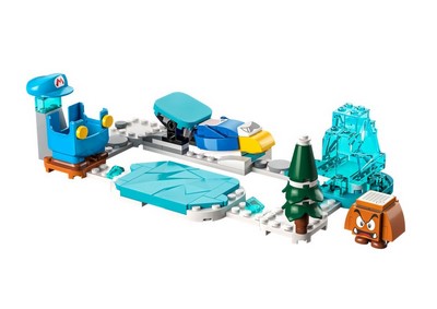 lego 2023 set 71415 Ice Mario Suit and Frozen World Ensemble d'extension Costume de Mario de glace et monde glacé