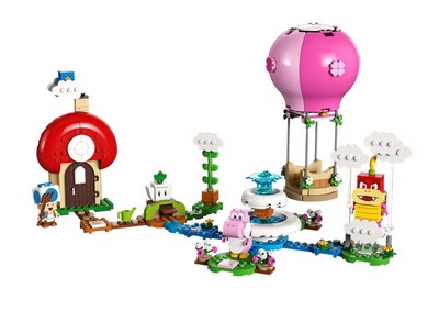 lego 2023 set 71419 Peach's Garden Balloon Ride Ensemble d'extension Voyage en ballon dans le jardin de Peach