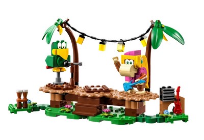 lego 2023 set 71421 Dixie Kong's Jungle Jam Ensemble d'extension Concert de Dixie Kong dans la jungle