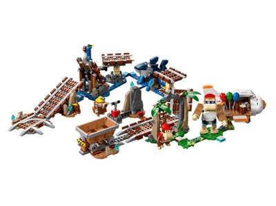 lego 2023 set 71425 Diddy Kong's Mine Cart Ride Ensemble d'extension Course de chariot de mine de Diddy Kong