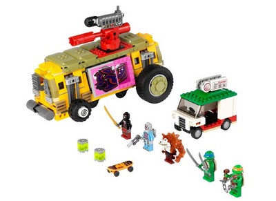 lego 2013 set 79104-3 The Shellraiser Street Chase (Technic Base Version) 