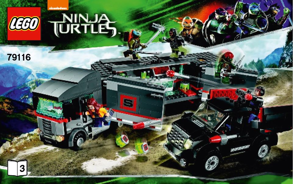 tnt045 New lego raphael from set 79116 teenage mutant ninja turtles 