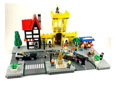 lego 1980 set 1592 Town Square - Castle Scene Place de la ville - Scène de château