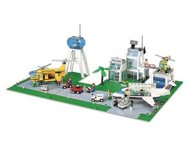 lego 2004 set 10159 City Airport - City Logo Box 