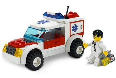 lego 2006 set 7902 Doctor's Car 