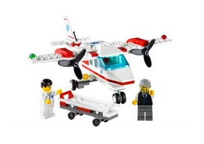 lego 2007 set 2064 Air Ambulance Plane 