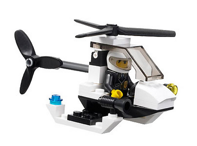 lego 2007 set 4991 Police Helicopter 