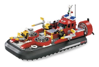 lego 2007 set 7944 Fire Hovercraft 