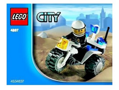 lego 2008 set 4897 Police Trike 