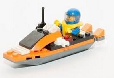 lego 2008 set 4898 Coast Guard Boat 