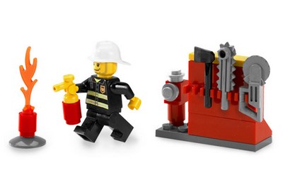 lego 2008 set 5613 Firefighter 