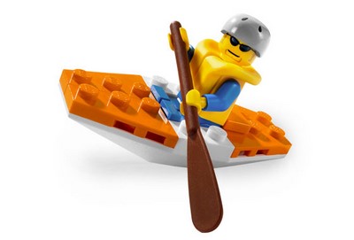 lego 2008 set 5621 Coast Guard Kayak 