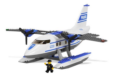 lego 2008 set 7723 Police Pontoon Plane 