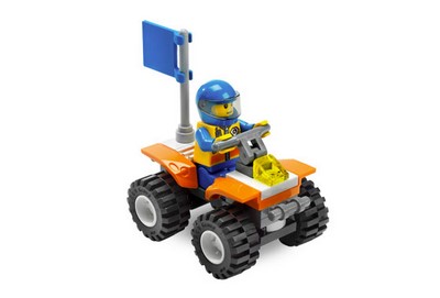 lego 2008 set 7736 Coast Guard Quad Bike 