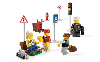 lego 2009 set 8401 City Minifigure Collection 