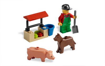 lego 2010 set 7566 Farmer