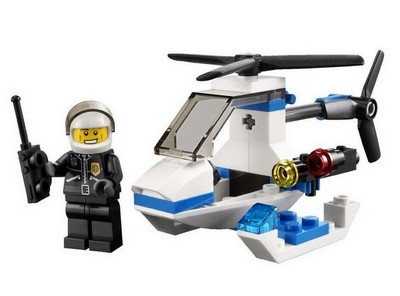 lego 2011 set 30014 Police Helicopter 