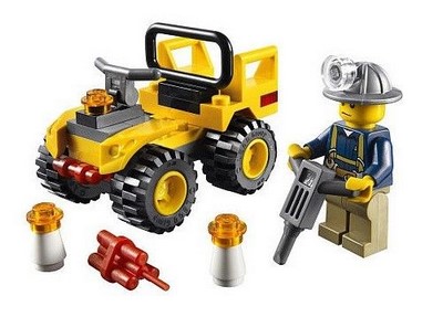 lego 2012 set 30152 Mining Quad 