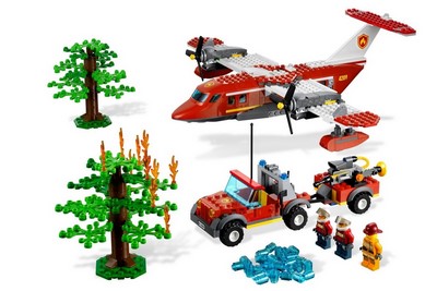 lego 2012 set 4209 Fire Plane 