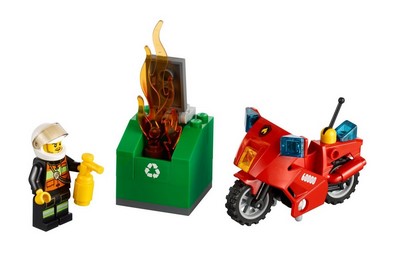 lego 2013 set 60000 Fire Motorcycle 