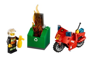 lego 2013 set 60000 Fire Motorcycle 