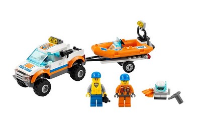 lego 2013 set 60012 4x4 & Diving Boat 