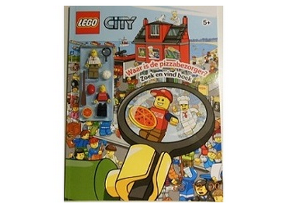 lego 2013 set AB012013NL City - Waar is de pizzabezorger? - Activity Book 