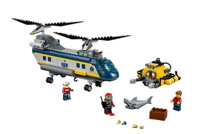 lego 2015 set 60093 Deep Sea Helicopter