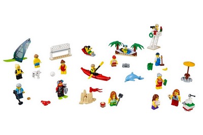 lego 2017 set 60153 People pack - Fun at the beach