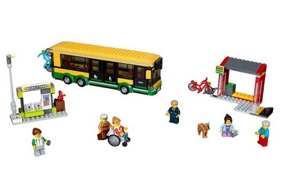 lego 2017 set 60154 Bus Station