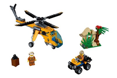 lego 2017 set 60158 Jungle Cargo Helicopter